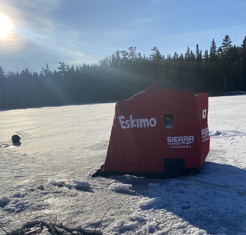 Eskimo 25250 Sierra Thermal Ice Fishing Sled Shelter with Versa Seats for  sale online