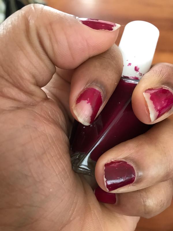 Day after painting my nails