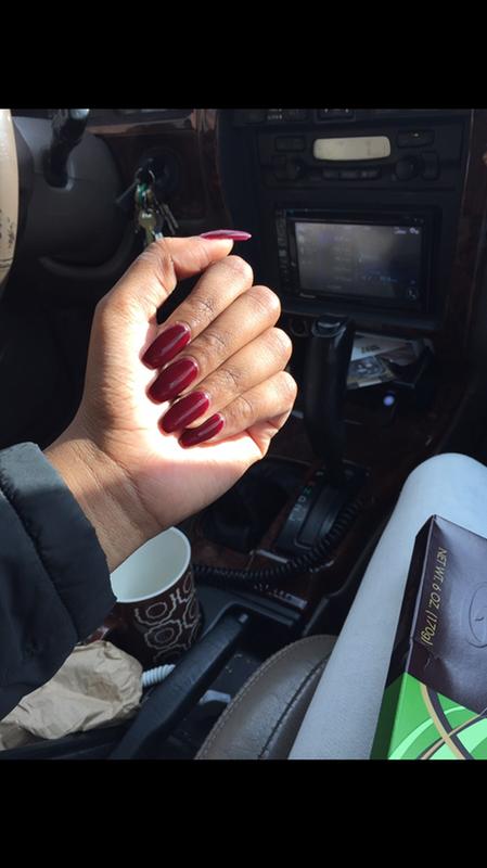 - Naughty - Berry Berry Essie Deep Nail Red Polish