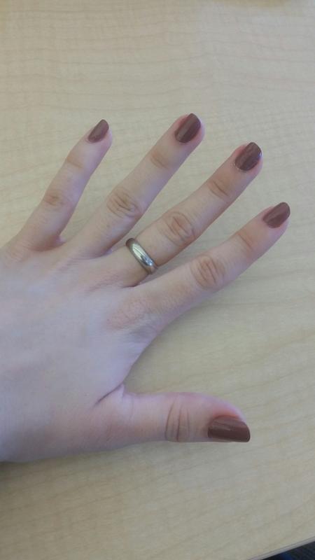Clothing Optional Light Sienna Brown Nail Polish Color Essie