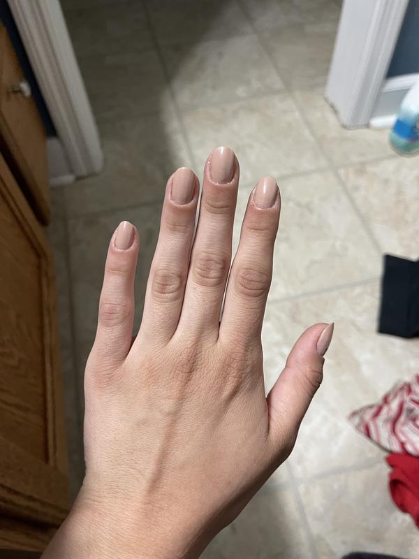 quick dry - beige nude up - buns polish nail essie light