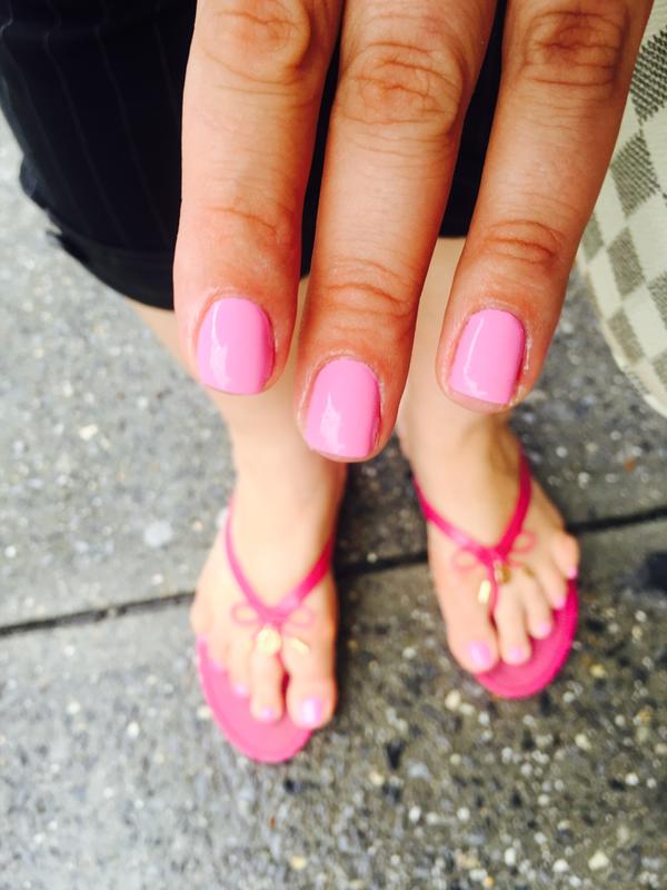 My beautiful pink nails