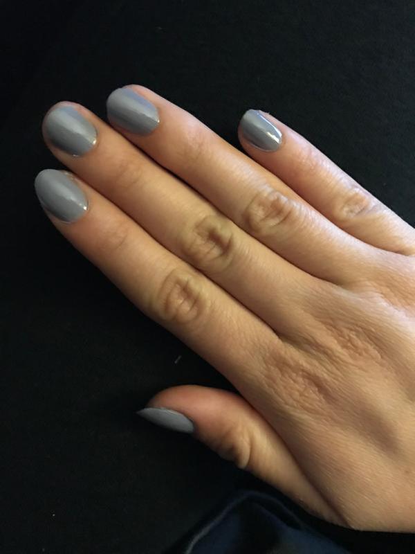 Beautiful icy blue-gray shade!
