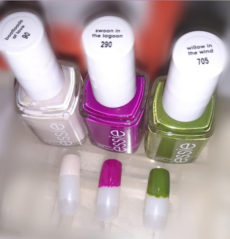 Pictured is ONE coat on false nails just to show pigment