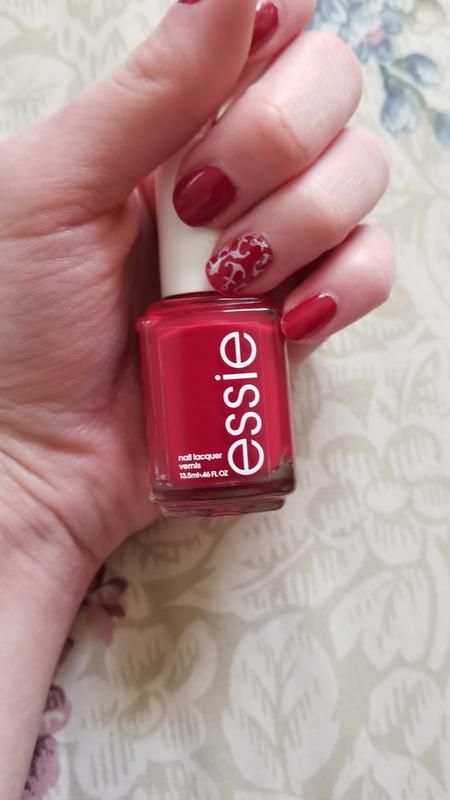 forever yummy - essie nail - & creamy tango nail polish color red