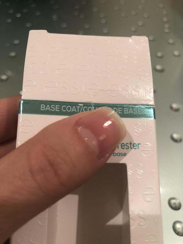 With one coat of the base coat!