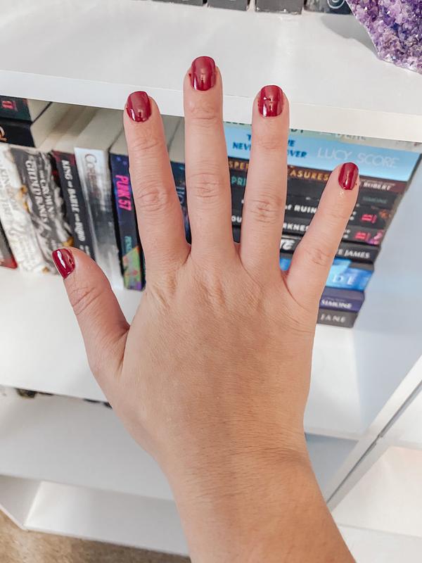 Essie’s “put in the patchwork”