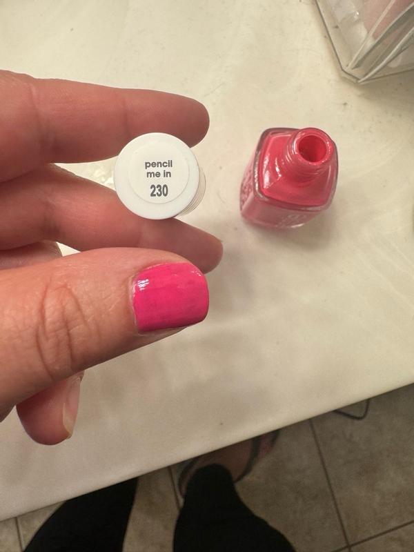 essie salon-quality nail polish, vegan, magenta pink, Pencil essie salon-quality nail polish, vegan, magenta pink, Pencil