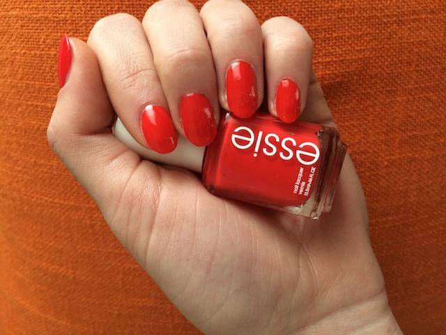 Fifth Avenue Creamy Red Orange Nail Polish Nail Color Essie