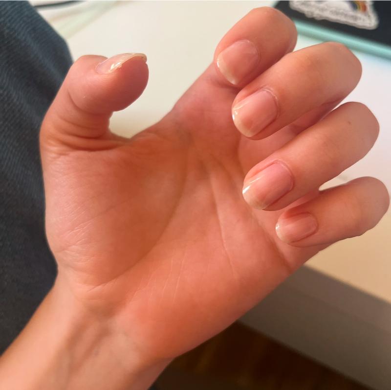 sorry my hand looks so orange haha, i'm pale with neutral undertones
