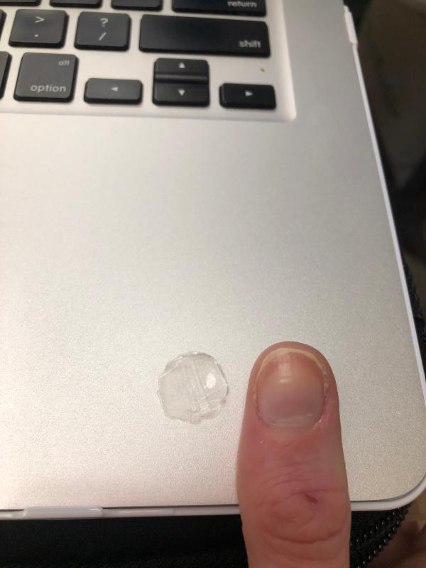 Peels off in less than 24 hours...