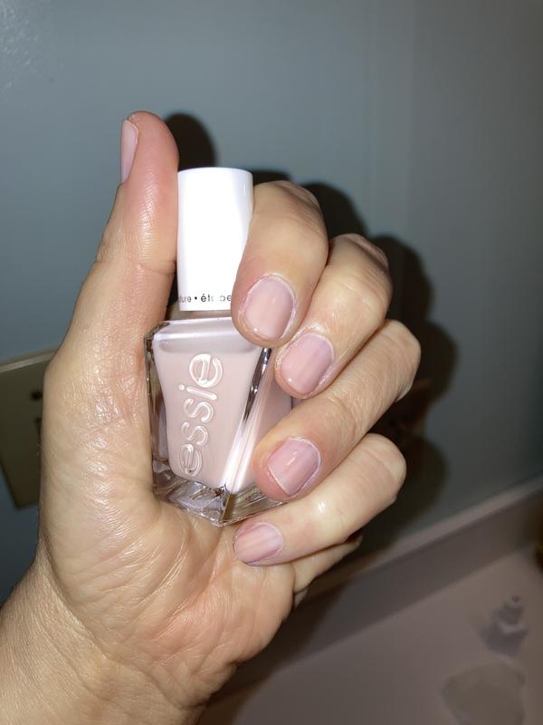 Gel Nail - Polish Fairy Couture Nude Sheer - Essie Tailor Pink