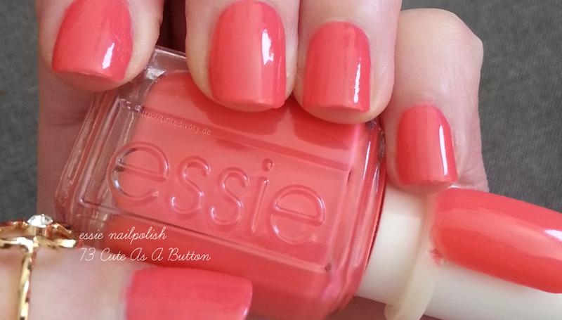 cute as a button polish - color persimmon & - nail nail essie pink