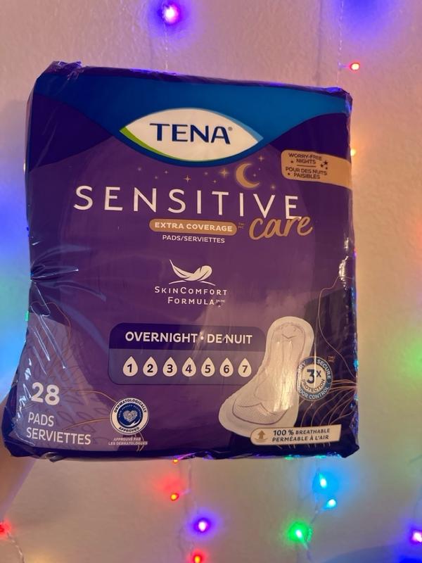 TENA Light Bladder Control Pads, Overnight Absorbency - Unisex, One Size  Fits Most, Disposable, 16 in L - Simply Medical