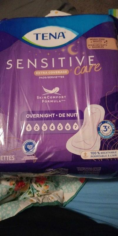 TENA® Intimates™ Overnight Incontinence Pads, Maximum Absorbency