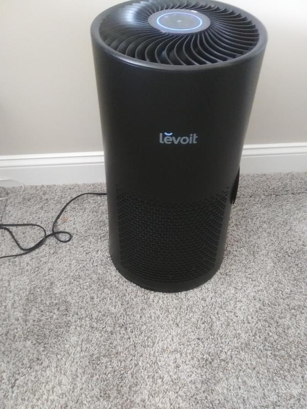 Levoit Tower True HEPA Air Purifier in Black Bed Bath & Beyond