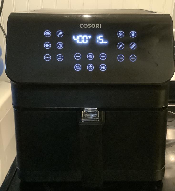 Cosori Gray Air Fryer with App Compatibility, Wi-Fi, and Voice Control -  Works with iOS, Android,  Alexa, and Google Assistant in the Air  Fryers department at