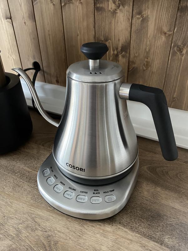 Cosori 0.7 L Black Original Gooseneck Electric Kettle with Bonus