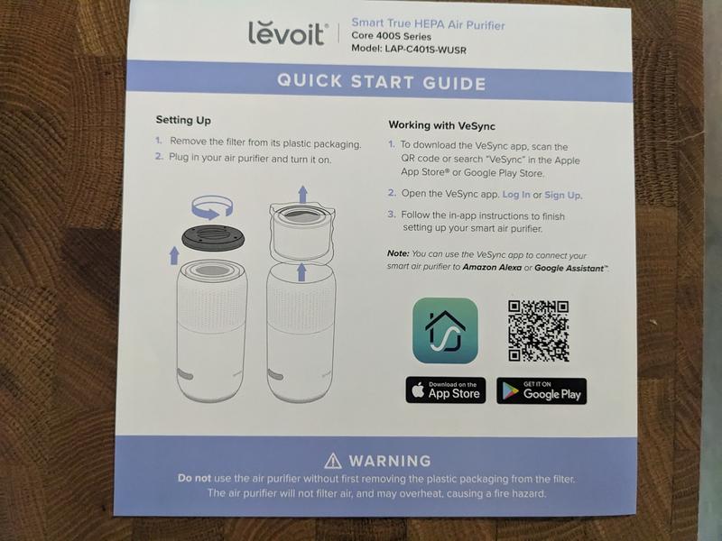 Easy set up instructions