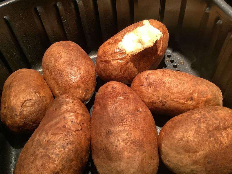 After cooking in air fryer