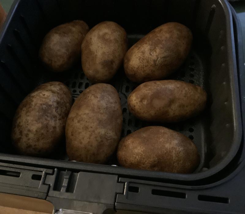 Before cooking in air fryer