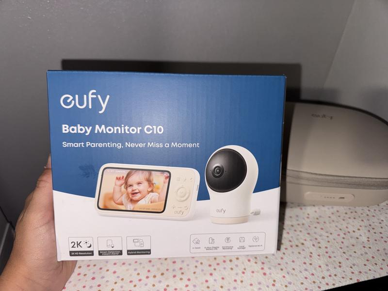 eufy Security eufy Baby Monitor C10 2K Camera 4.5-inch 480p Display No ...