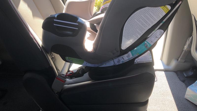 I’m 4’11” and drive a Kia Sedona. There won’t be room between my seat and the car seat once I adjust my seat for driving.