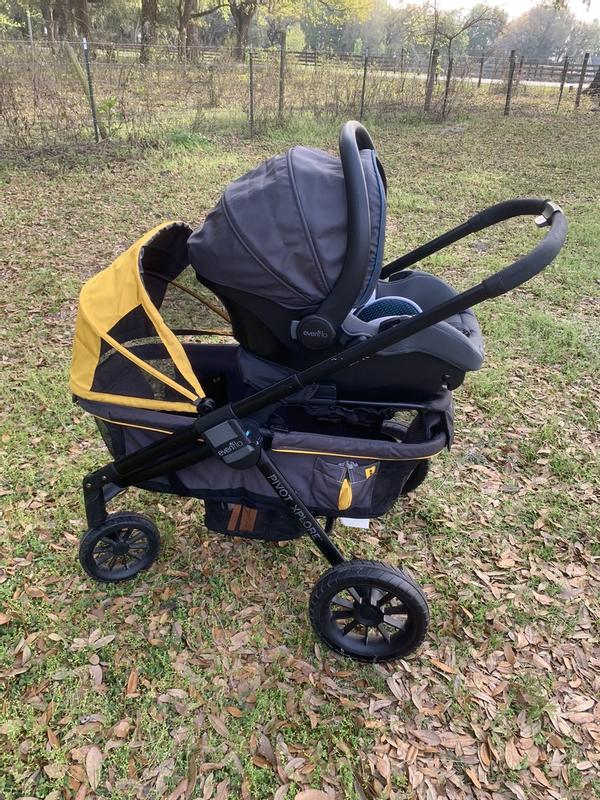 Evenflo Pivot Xplore Stroller Wagon Infant Car Seat Adapter - Black  REBEL