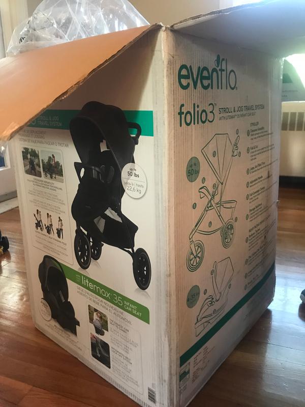 Evenflo folio3 stroll & outlet jog travel system review