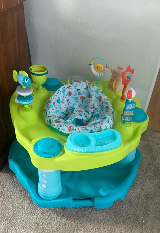 evenflo exersaucer mega safari