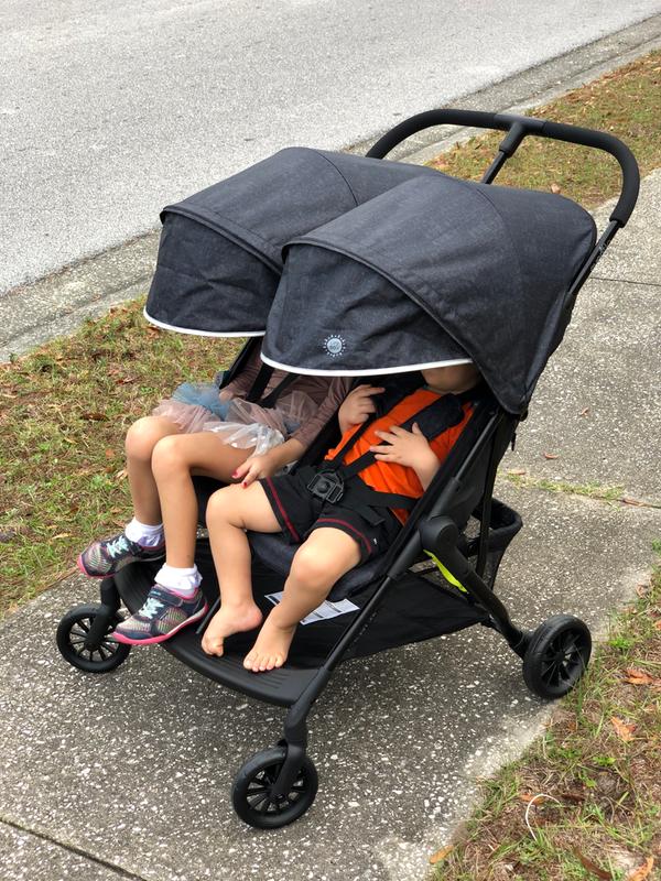 ultra lightweight double stroller