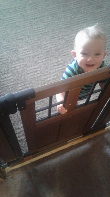 Checking out the new gate