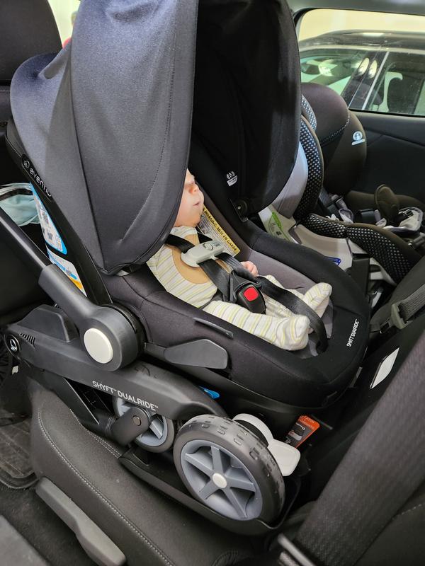 Evenflo Shyft DualRide Infant Car Seat and Stroller- Black