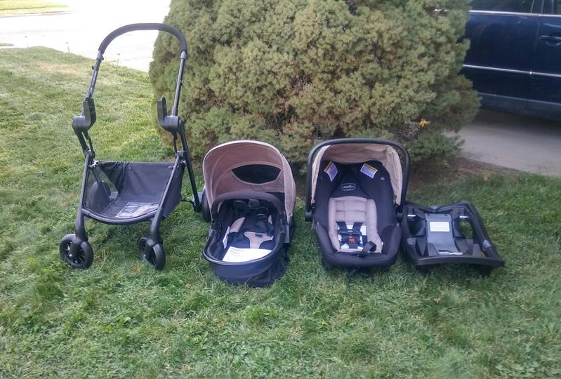 evenflo pivot modular travel system with proseries litemax infant car seat