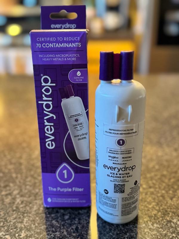 everydrop® Refrigerator Ice & Water Filter 1 - Purple 1 Pack