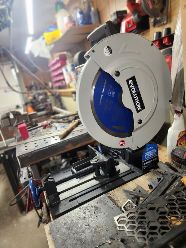 Evolution EVOSAW380: Metal Cutting Chop Saw With 14 in. Mild Evolution EVOSAW380: Metal Cutting Chop Saw With 14 in. Mild