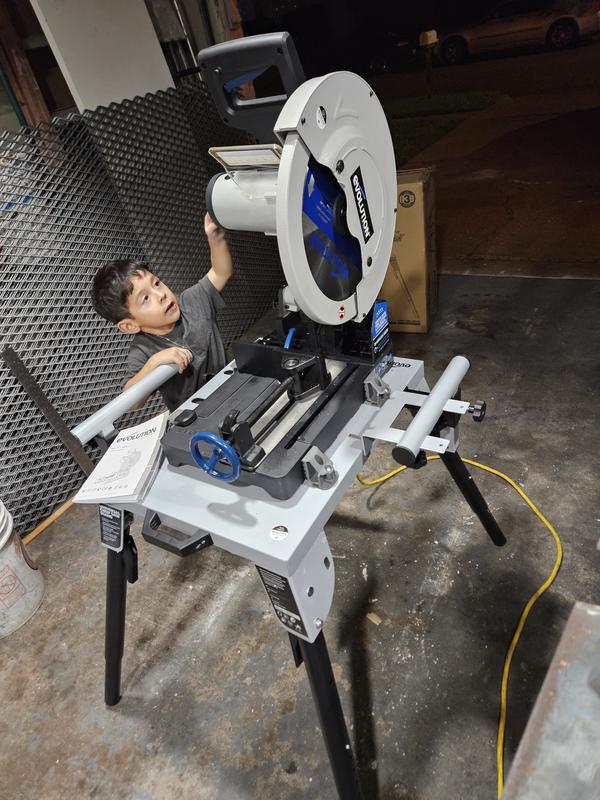 Evolution EVOSAW380: Metal Cutting Chop Saw With 14 in. Mild Evolution EVOSAW380: Metal Cutting Chop Saw With 14 in. Mild