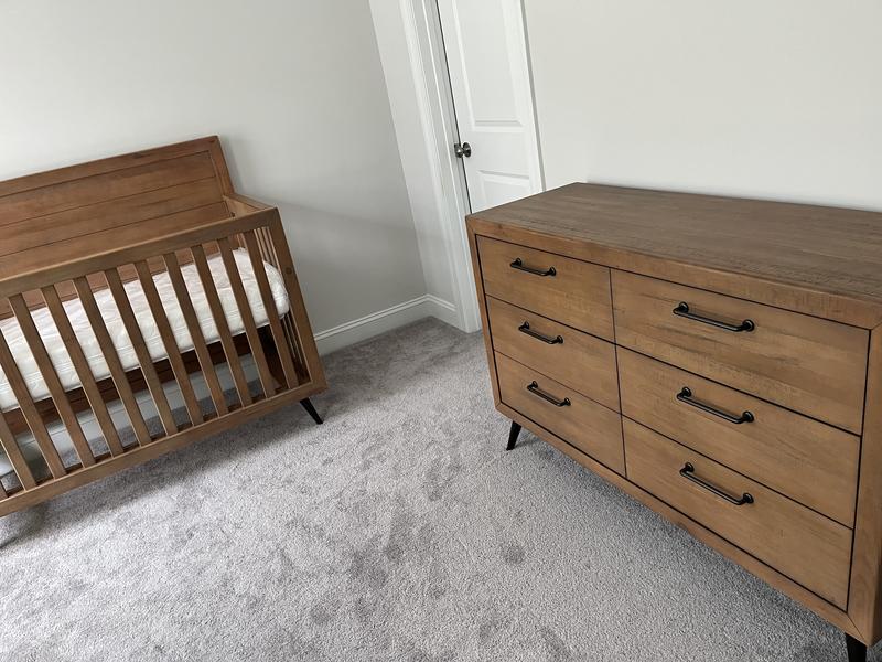 Mid century clearance modern baby dresser