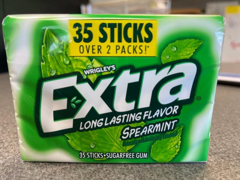 EXTRA Gum Spearmint Sugar Free Chewing Gum Pack, 35 ct - Kroger