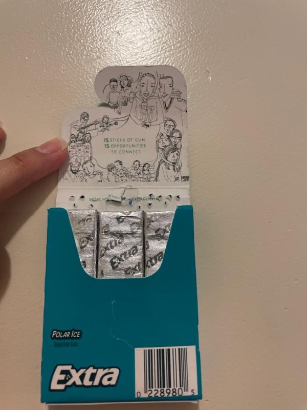 EXTRA Polar Ice Sugarfree Chewing Gum, 35-Stick Mega Pack