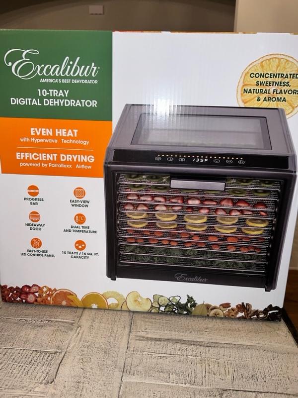 Excalibur 6 Tray Select Digital Dehydrator, in Stainless Steel (DH06SCSS13)  - Excalibur Dehydrator