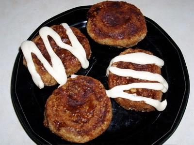 Raw Cinnamon Rolls made in Excalibur.