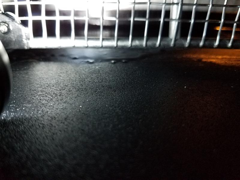 Inaccessible area to clean... unless you disassemble the unit.