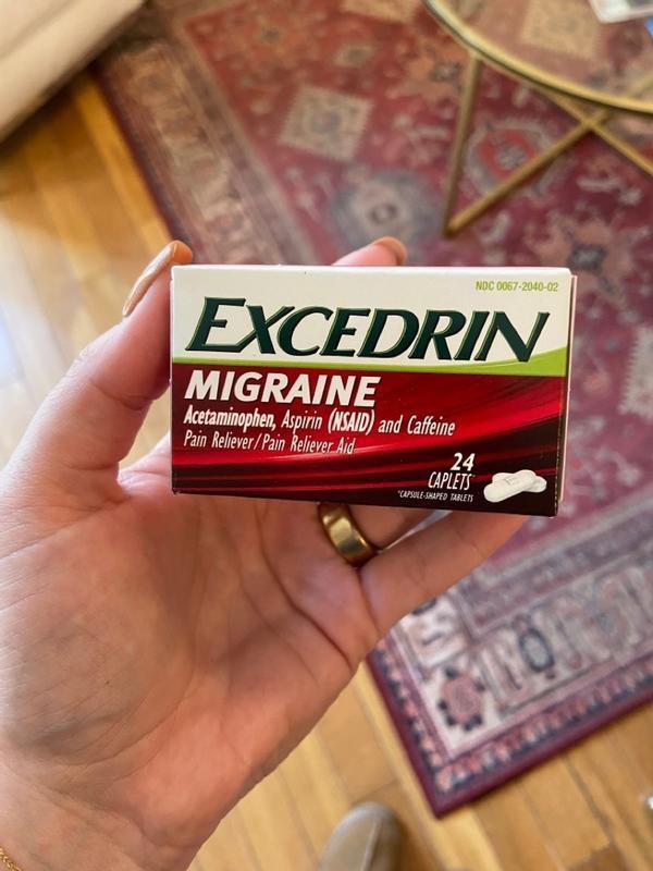 Excedrin Migraine for Migraine Relief Headache Pain Reliever - 300