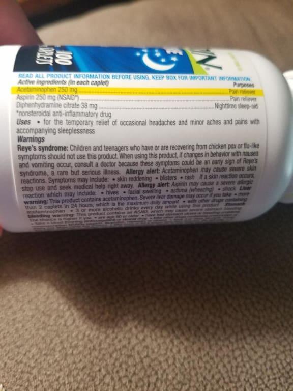 Customer Reviews Excedrin® 100Count PM Headache Pain