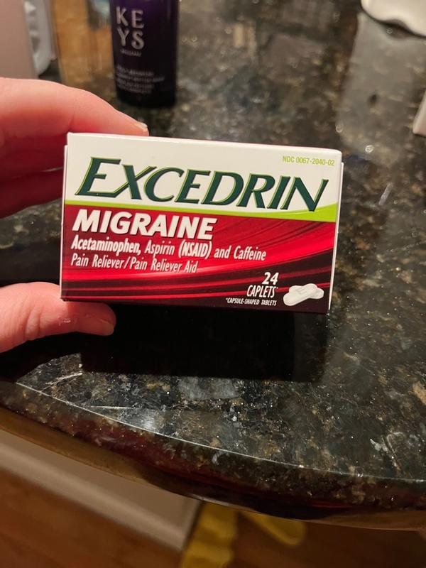 Excedrin® Migraine Acetaminophen, Aspirin (NSAID), and Caffeine