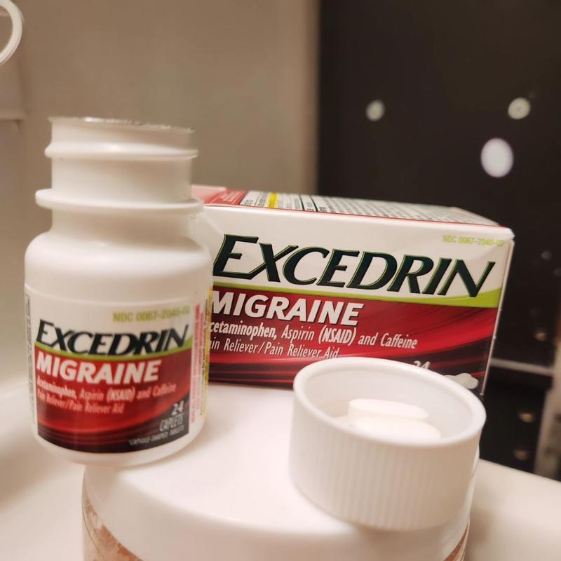 Excedrin Triple Action Headache Relief Caplets, PM