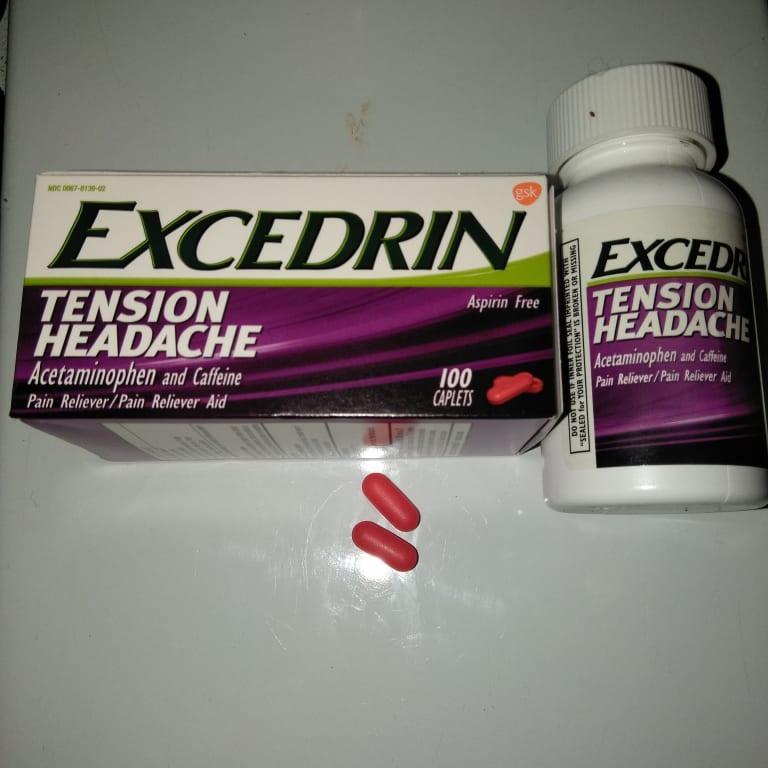 Excedrin Tension Headache Pain Reliever/ Pain Reliever Aid, 100