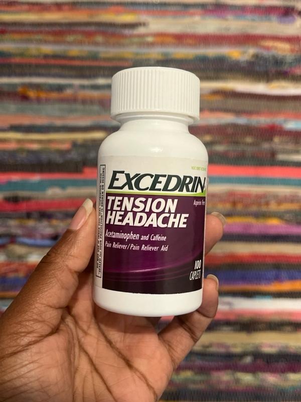  Excedrin Tension Headache Relief Caplets Without