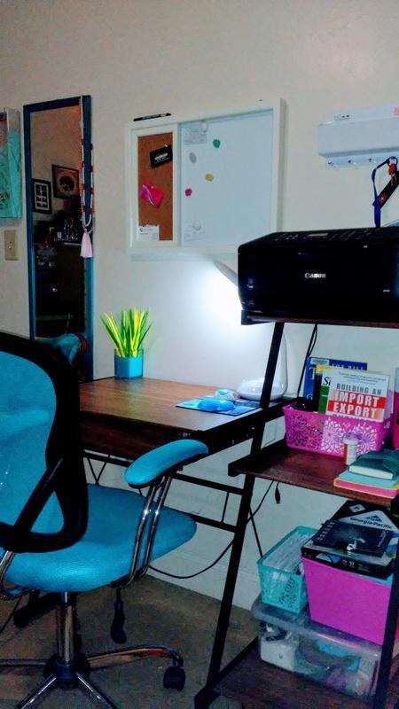 My whiteboard and workspace